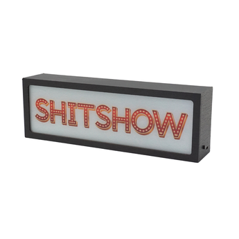 Shitshow LED Lightbox – Fun, Versatile lighting For home, office. Make your space truly yours.