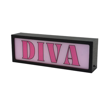 Diva LED Lightbox – Fun, Versatile lighting For home, office. Make your space truly yours.