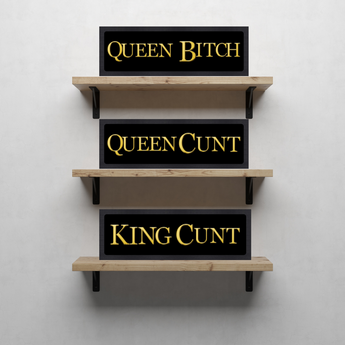 King Cunt LED Lightbox – Fun, Versatile lighting For home, office. Make your space truly yours.