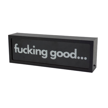 Fucking good... LED Lightbox – Fun, Versatile lighting For home, office. Make your space truly yours.