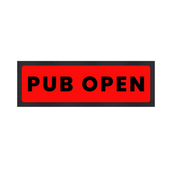 Pub Open LED Lightbox – Fun, Versatile lighting For home, office. Make your space truly yours.