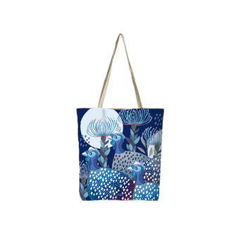 Reusable Shopping Bags - Blue Guineas