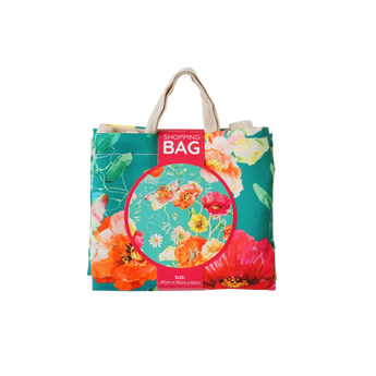 Reusable Shopping Bags - Bright Poppies