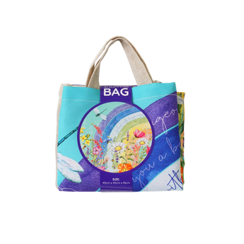 Reusable Shopping Bags - Rainbow Wildflower