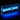 Blue Mancave Neon Sign