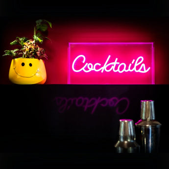 Cocktails Neon LED Acrylic Lightbox