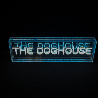 Ultimate LED Neon The Doghouse Light Box – Add a Touch of Fun & Funky to Any Space!