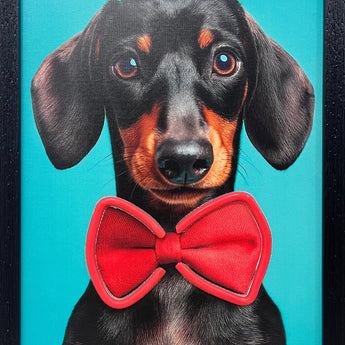 LED Neon Framed Wall Art – Daschund