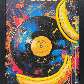 LED Neon Framed Wall Art – Disco