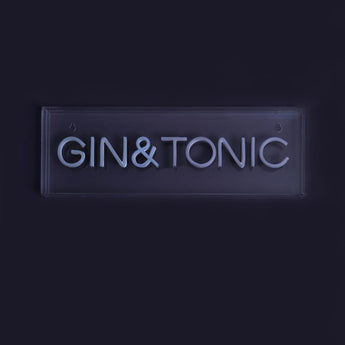 Gin & Tonic Neon LED Acrylic Lightbox