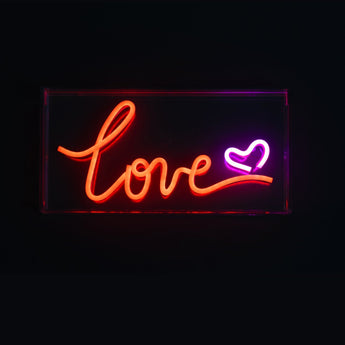 Love Neon LED Acrylic Lightbox