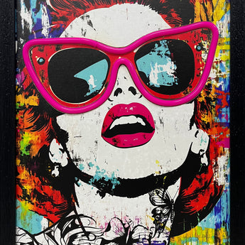 LED Neon Framed Wall Art – Pop Art