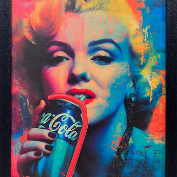 LED Neon Framed Wall Art – Marilyn