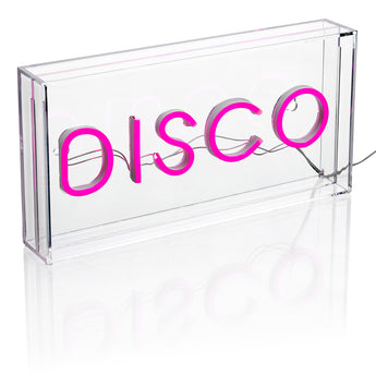 Disco Neon LED Acrylic Lightbox
