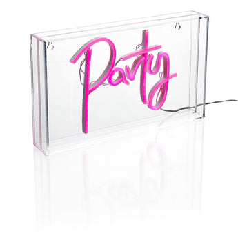 Pink Party LED Acrylic Lightbox