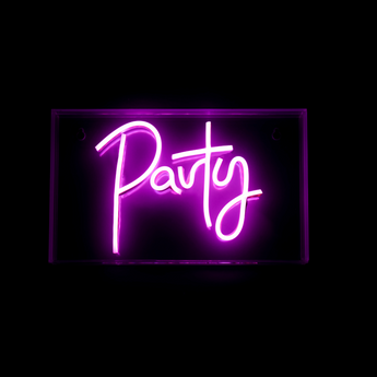 Pink Party LED Acrylic Lightbox