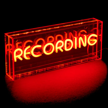 Recording Neon LED Acrylic Lightbox