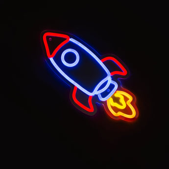 Rocket LED Neon Wall Sign