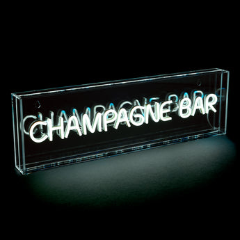 Ultimate LED Neon Champagne Bar Light Box – Add a Touch of Fun & Funky to Any Space!