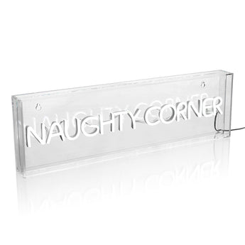 Naughty Corner LED Neon Acrylic Lightbox